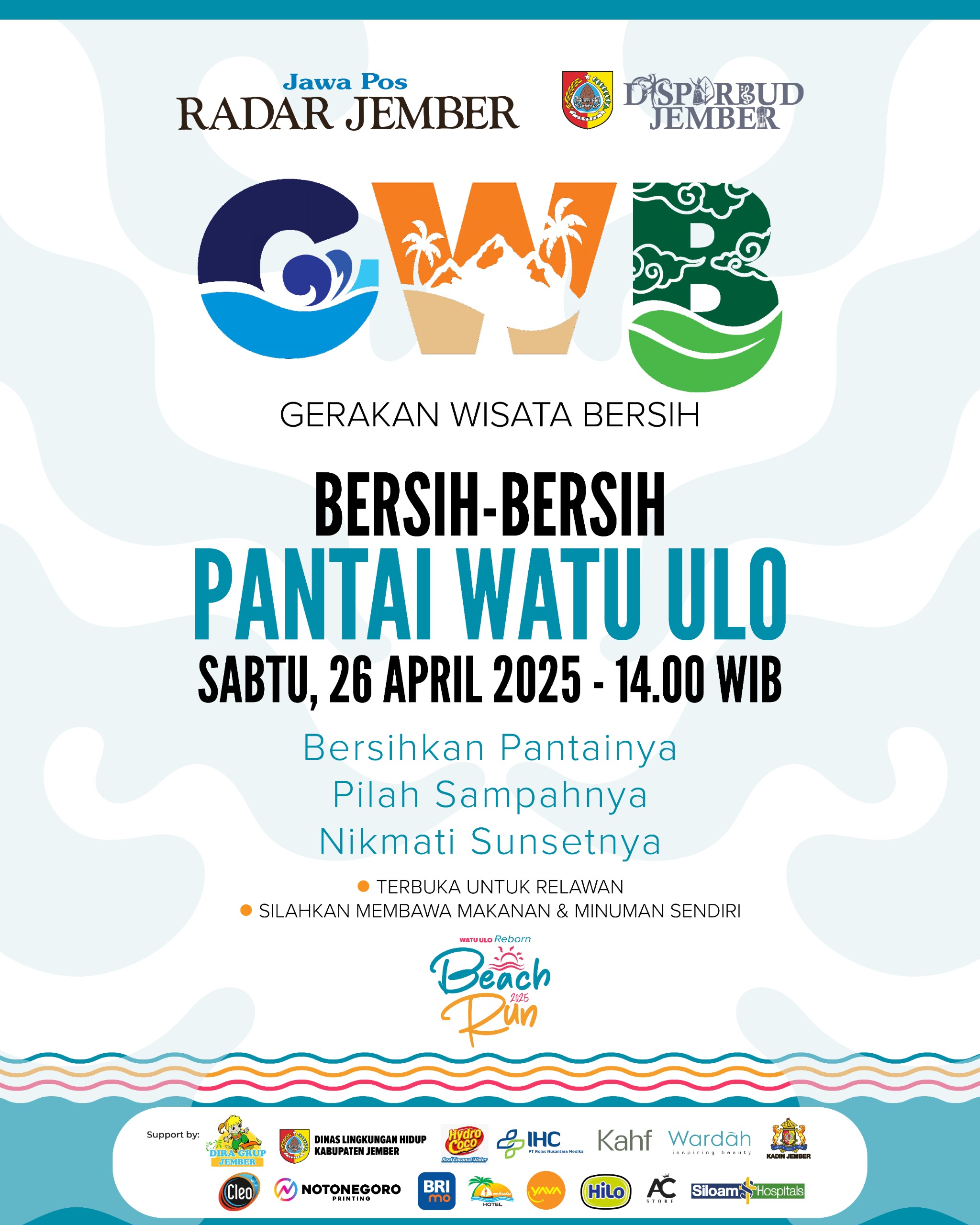 Gerakan Wisata Bersih Pantai Watu Ulo