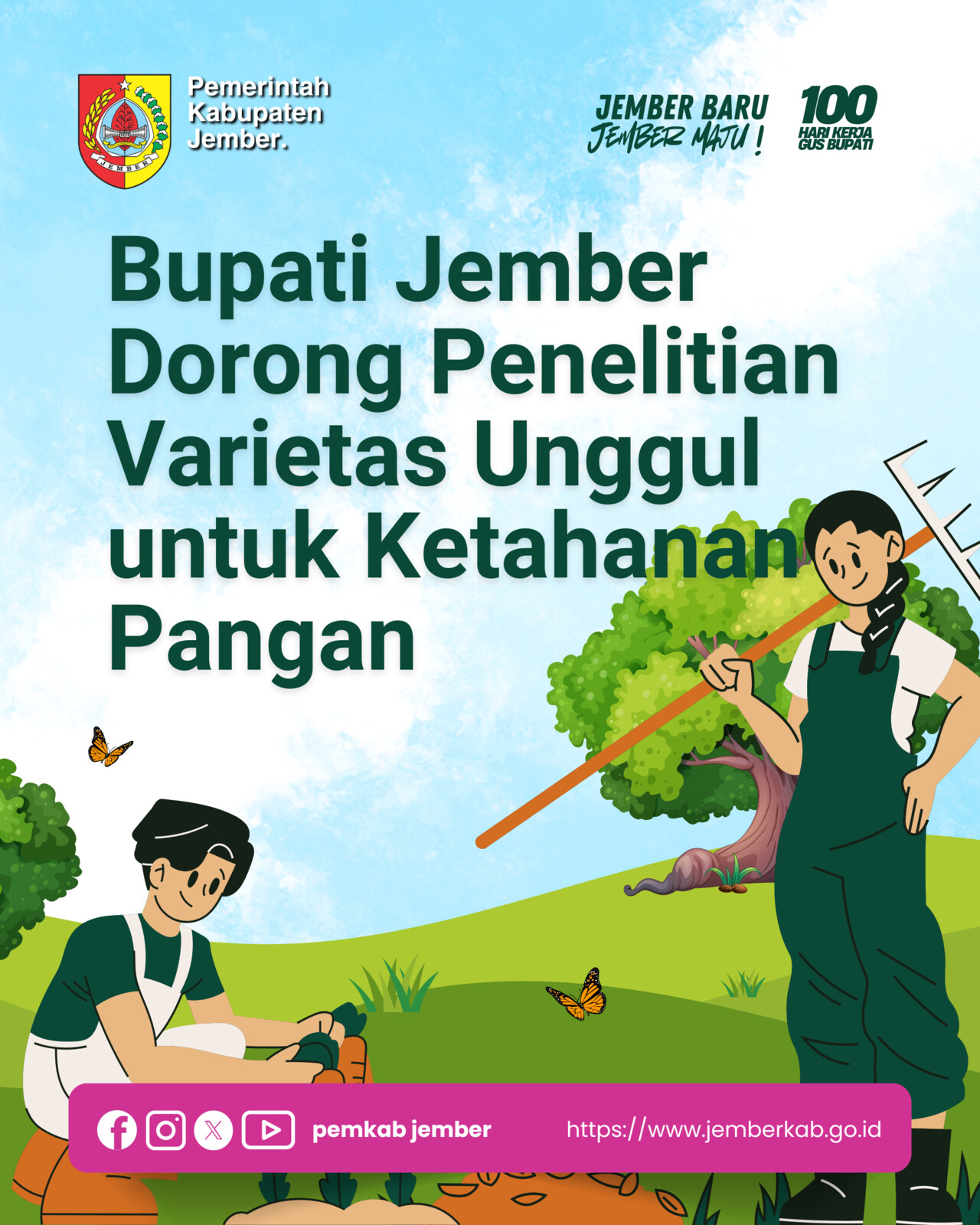 Gandeng Akademisi, Bupati Jember Dorong Penelitian Varietas Unggul untuk Ketahanan Pangan